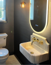 Calacatta Viola Monet Marble Sink