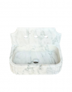 Calacatta Viola Monet Marble Sink